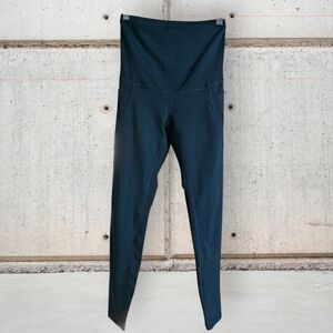 EUC Old Navy Active Dark Green Maternity Leggings Size XS